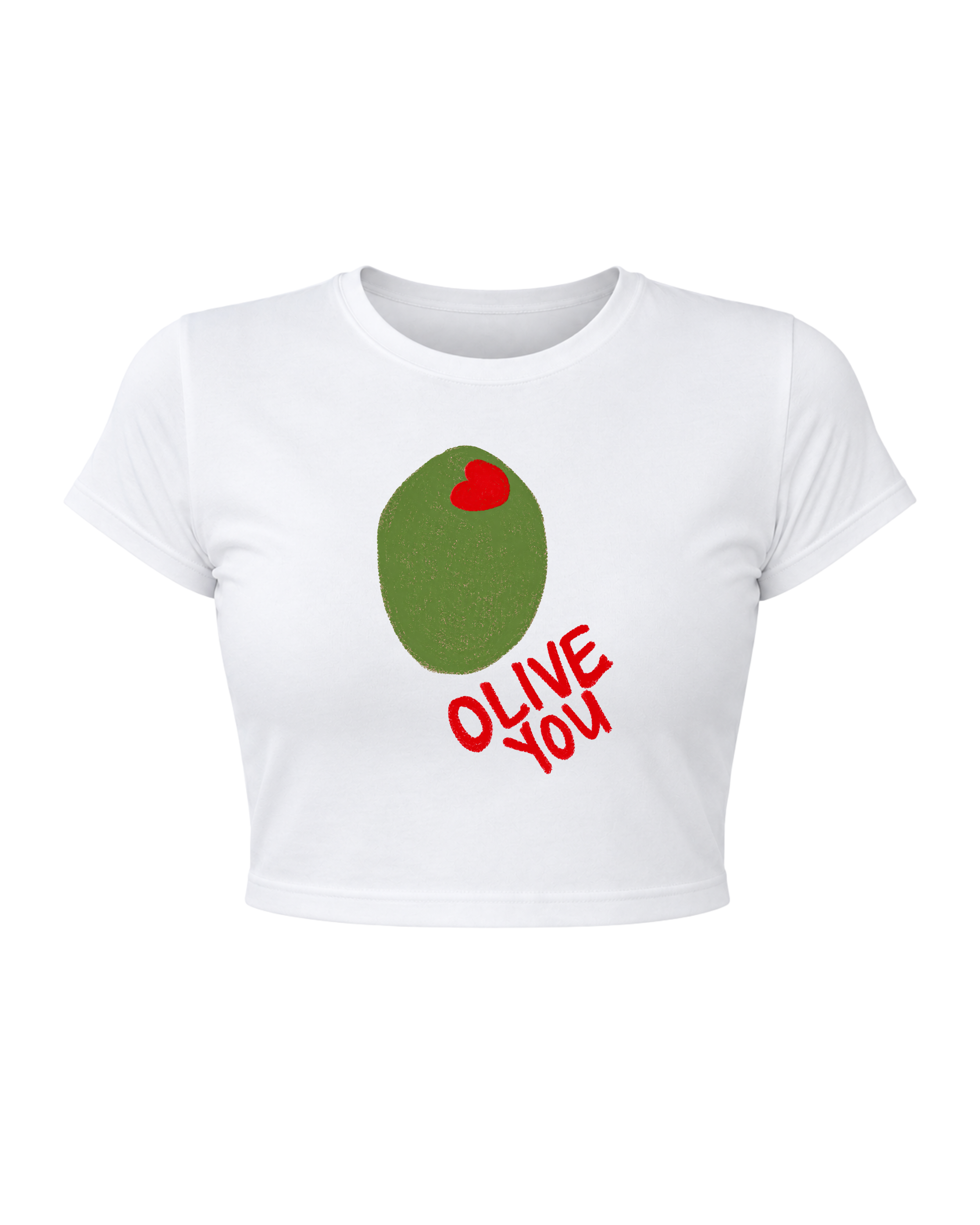 Olive You - Crop Top